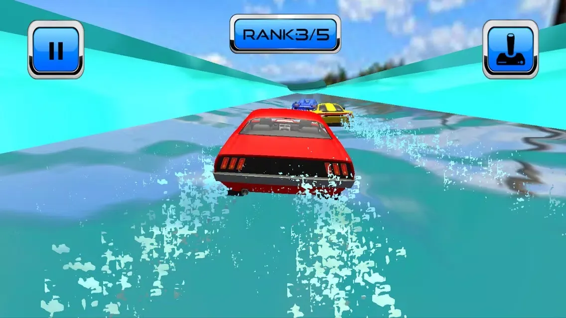 Water Slide Car Race and Stunt Ekran Görüntüleri