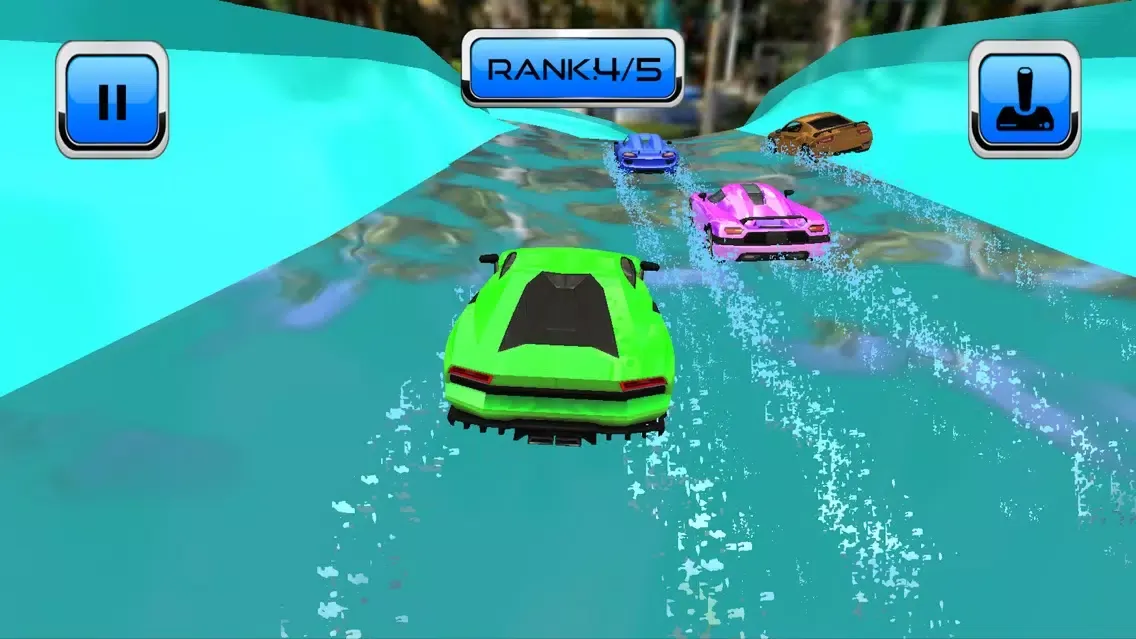 Water Slide Car Race and Stunt Ekran Görüntüleri
