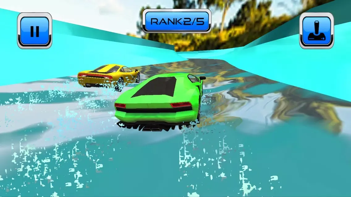 Water Slide Car Race and Stunt Ekran Görüntüleri