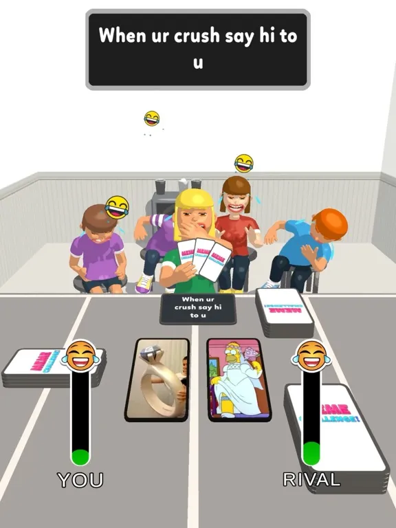 Meme Challenge-Funny Card Game iPad  स्क्रीनशॉट