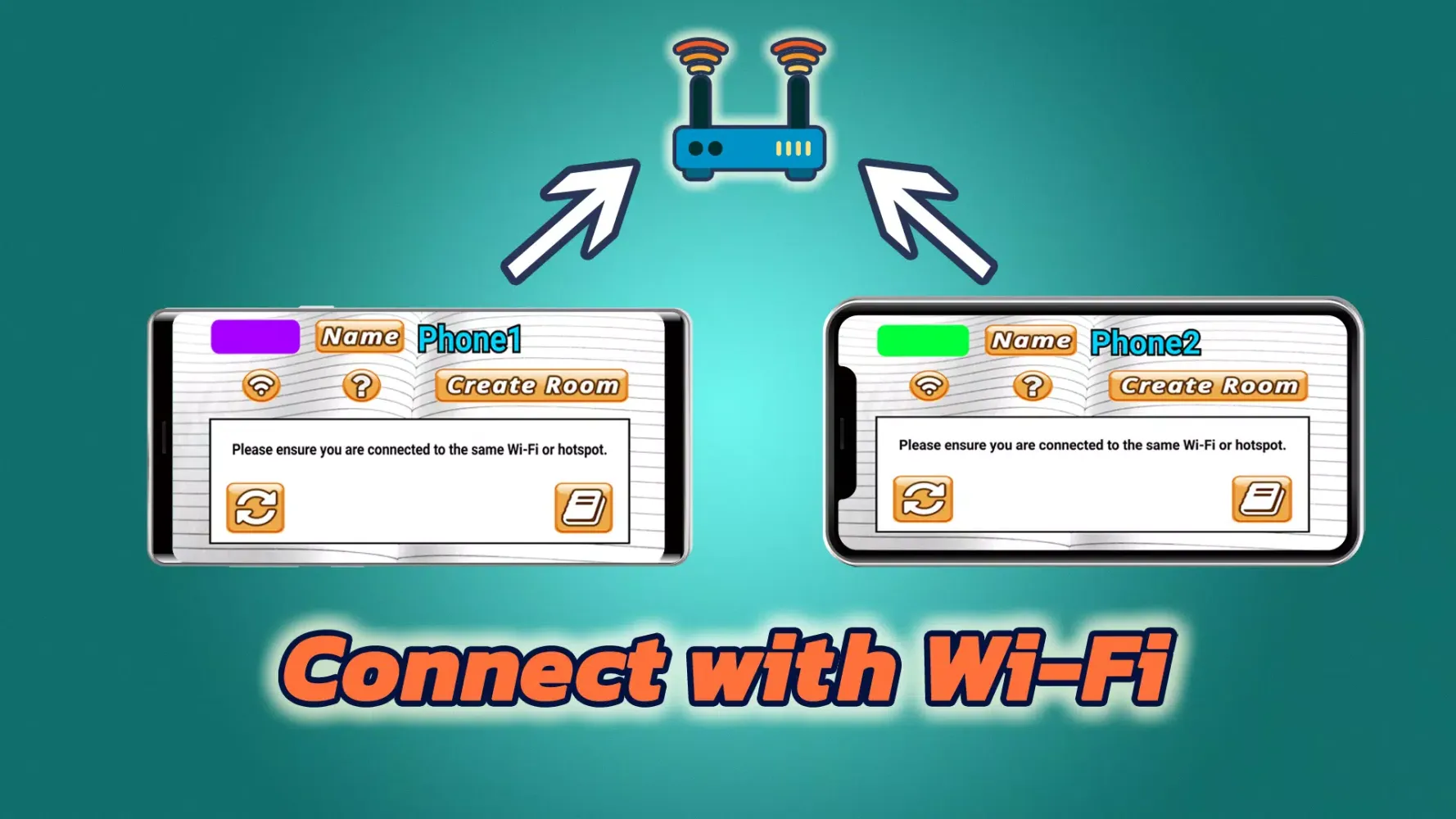 Wi-Fi Chat Screenshots