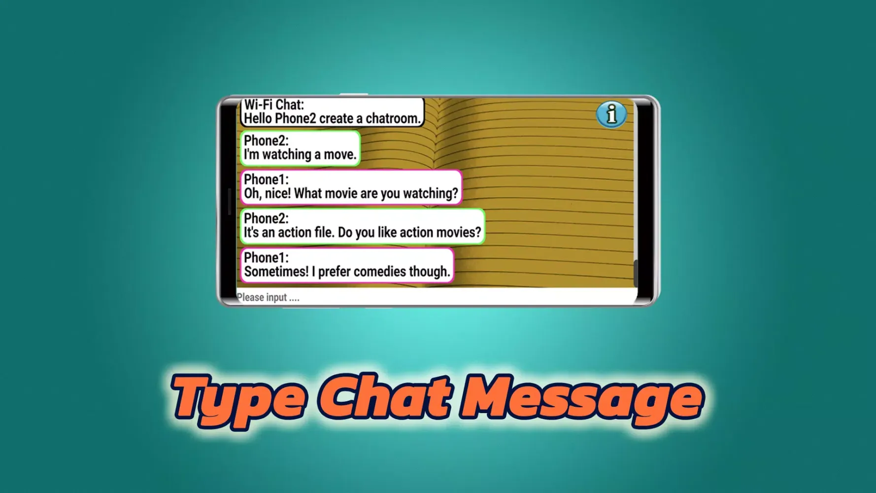 Wi-Fi Chat Screenshots