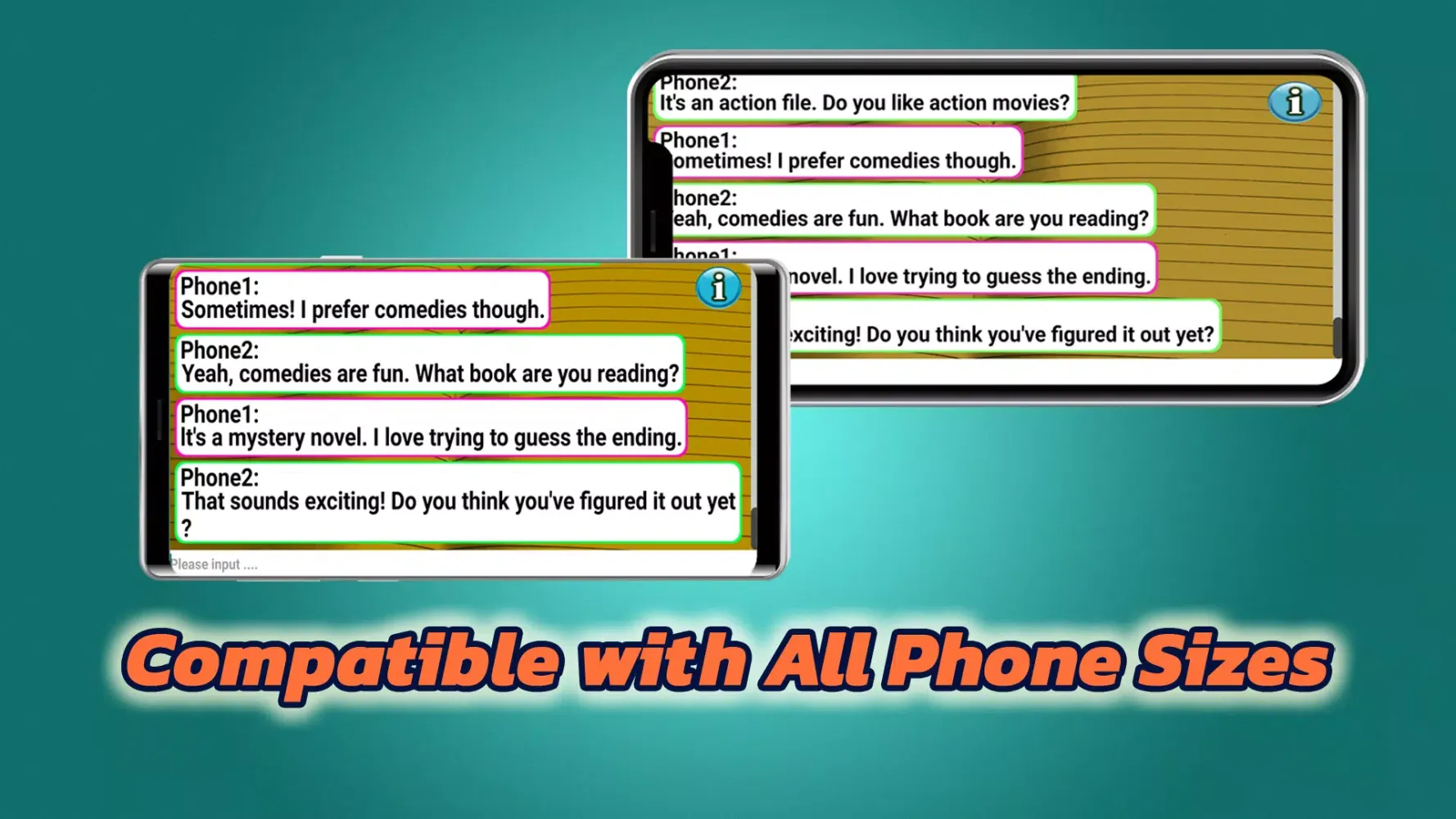 Wi-Fi Chat Screenshots