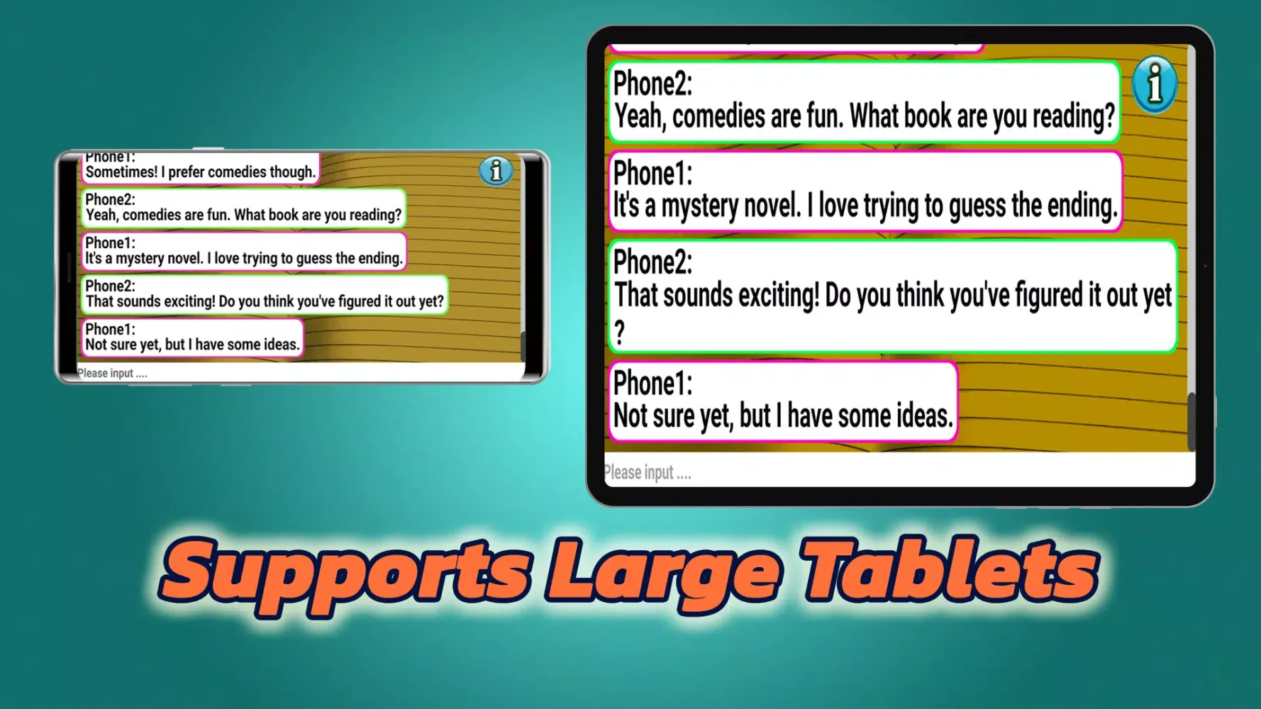 Wi-Fi Chat Screenshots