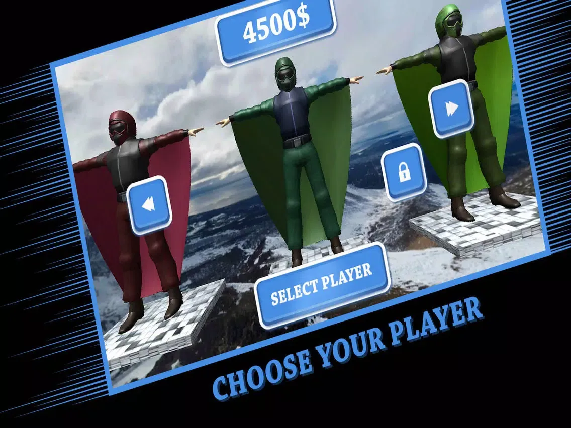 Skydiving Wingsuit Sky jump iPad  スクリーンショット