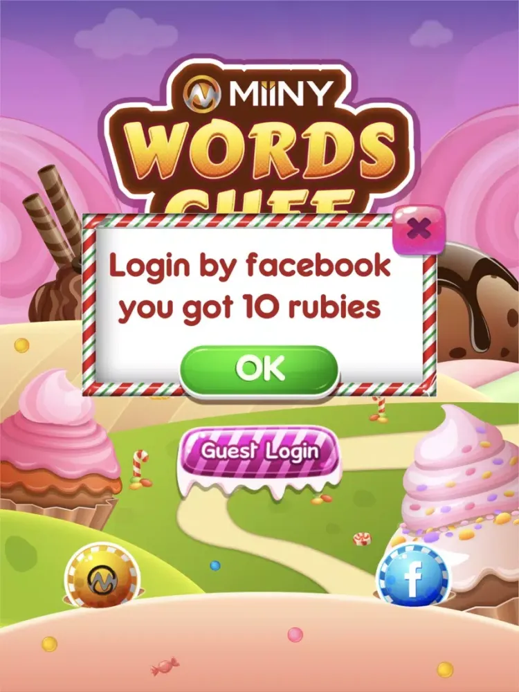 Capturas de pantalla de Miiny Words Chef iPad 