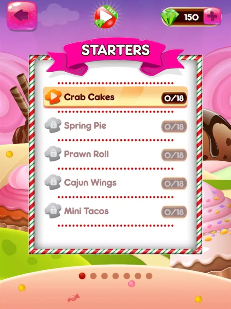 Capturas de pantalla de Miiny Words Chef iPad 