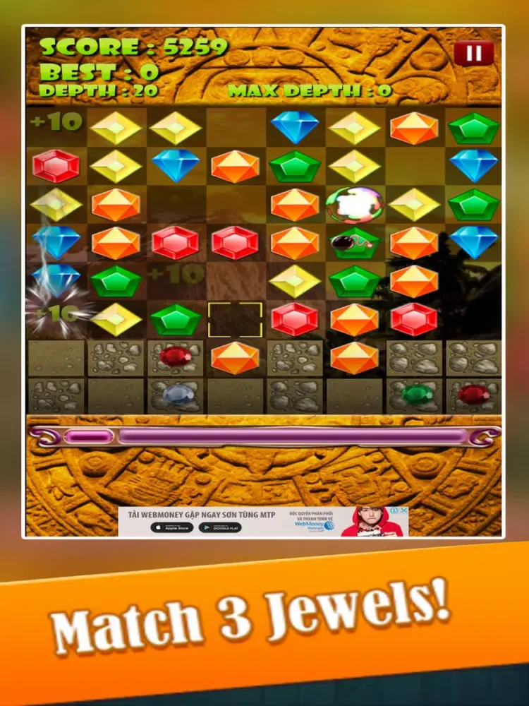 Скриншоты Gems Jungle Line iPad 