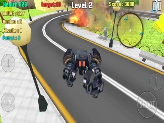 Robot vs Monster iPad  स्क्रीनशॉट