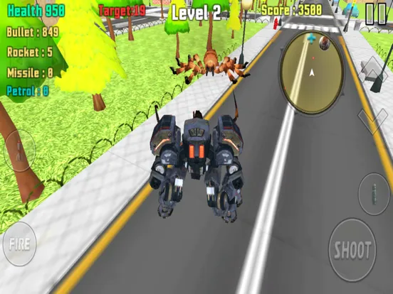 Robot vs Monster iPad  स्क्रीनशॉट