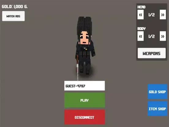 Block Guns: Online Shooter 3D‏ iPad 应用截图