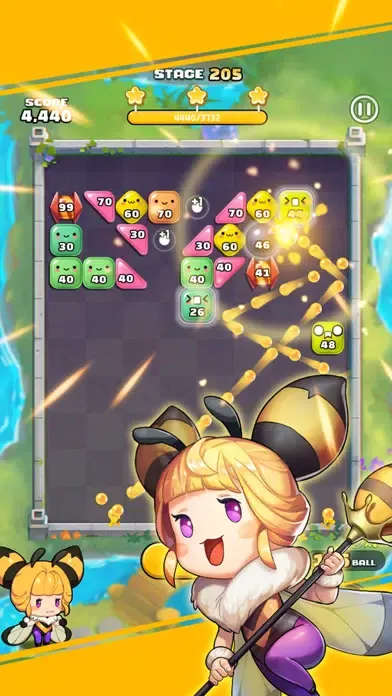 Tangkapan skrin Brick breaker : Candy Pang