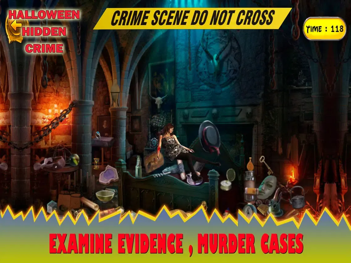 Capturas de pantalla de Halloween Hidden Crime Case iPad