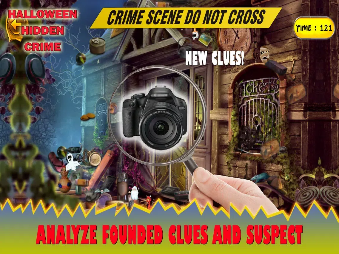 Capturas de pantalla de Halloween Hidden Crime Case iPad