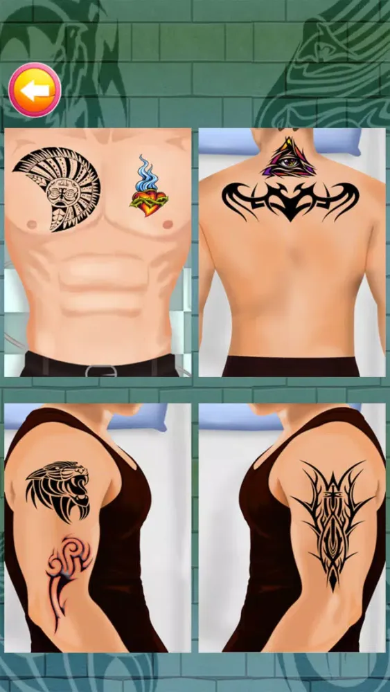 Скриншоты Tattoo Maker the Tattoo Master Tattoo Designs Game