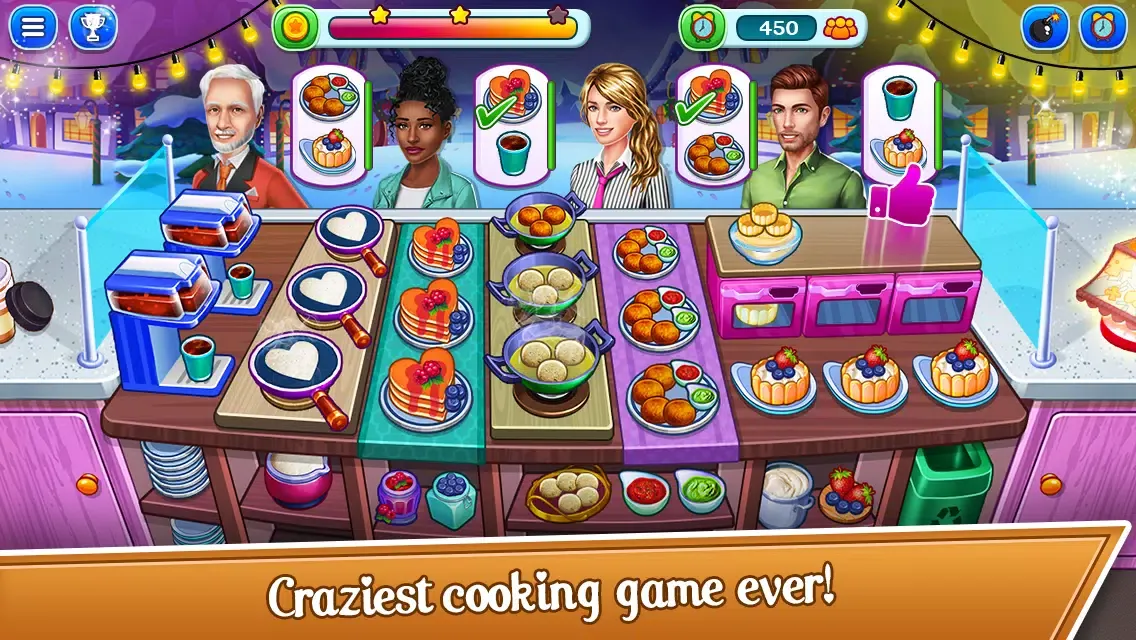 Tangkapan layar Real Cooking