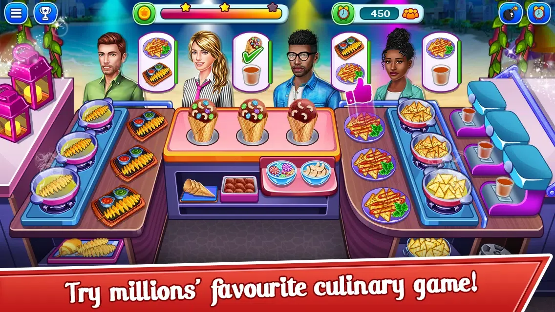 Tangkapan layar Real Cooking