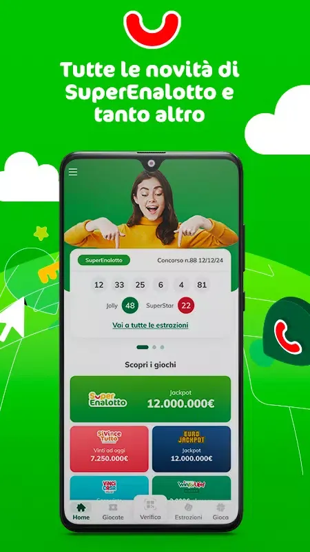SuperEnalotto Verifica Vincite Screenshots