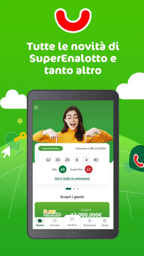 SuperEnalotto Verifica Vincite Screenshots