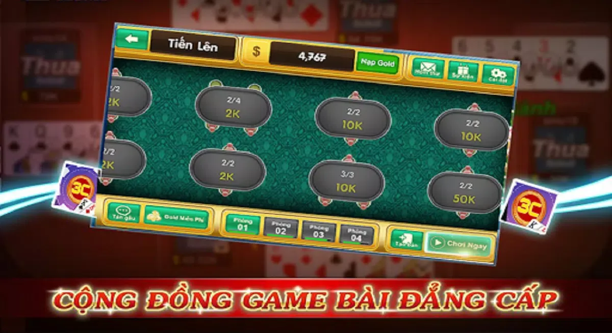 Capturas de pantalla de Game danh bai doi thuong Jackpot 3C