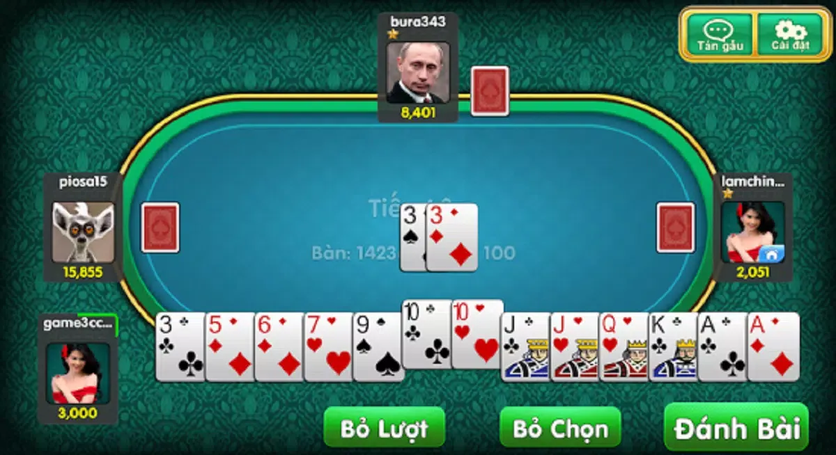 Capturas de pantalla de Game danh bai doi thuong Jackpot 3C