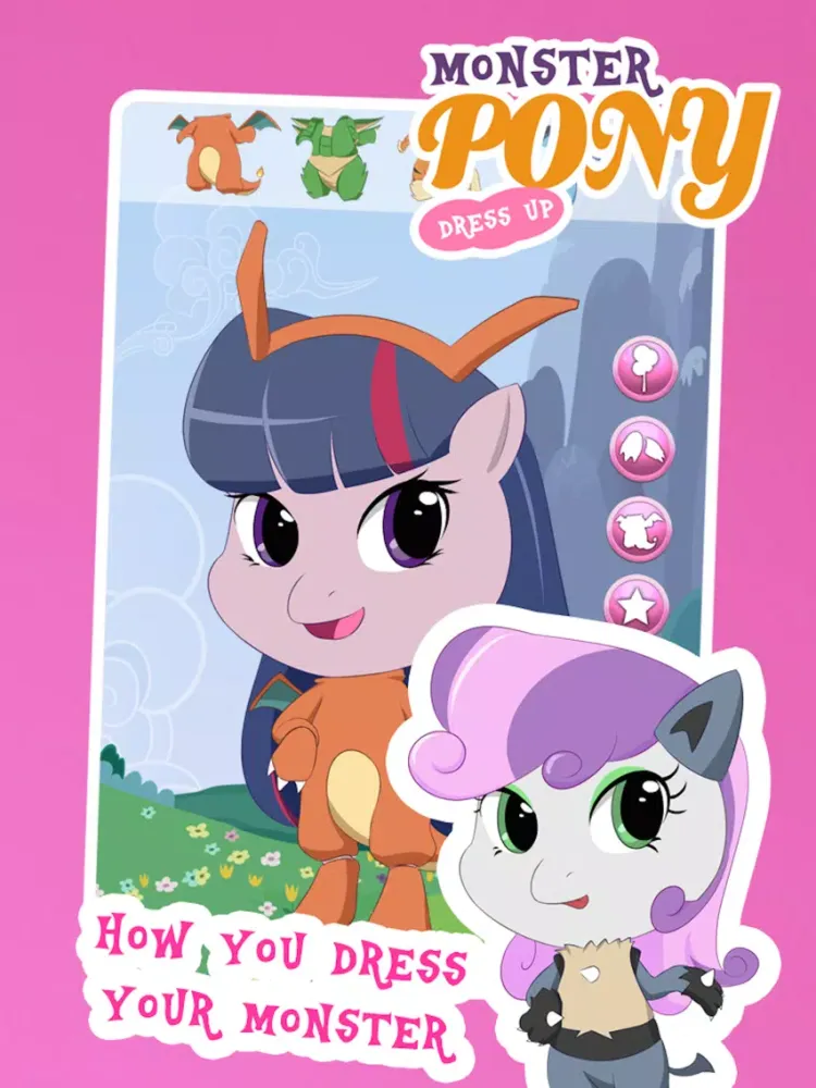 Capturas de pantalla de Fun Pony Avatar Dress Up Games for Girls and Teens iPad 