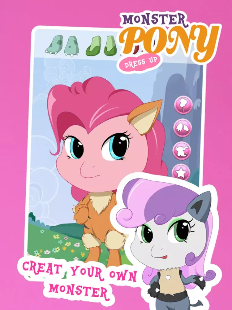 Capturas de pantalla de Fun Pony Avatar Dress Up Games for Girls and Teens iPad 