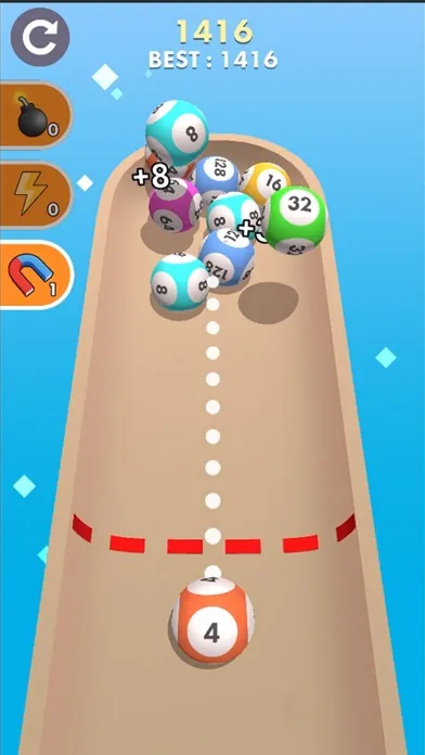 Ballers 2048 سکرین شاٹس