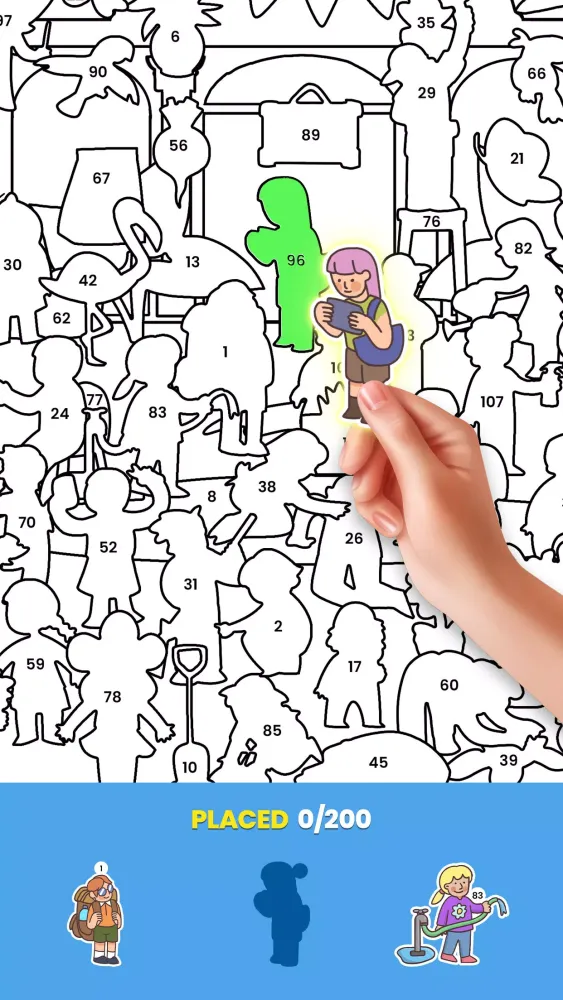Sticker Book: Color By Number 스크린샷