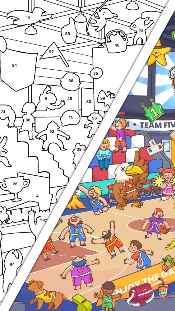 Sticker Book: Color By Number 스크린샷