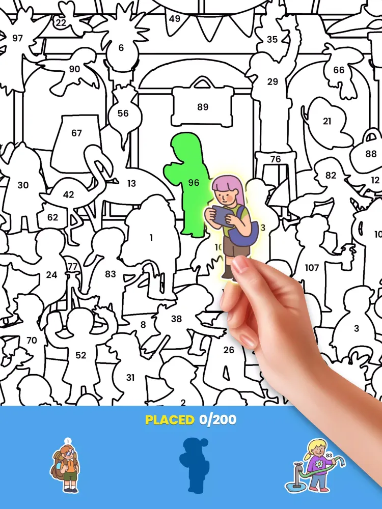 Sticker Book: Color By Number 스크린샷