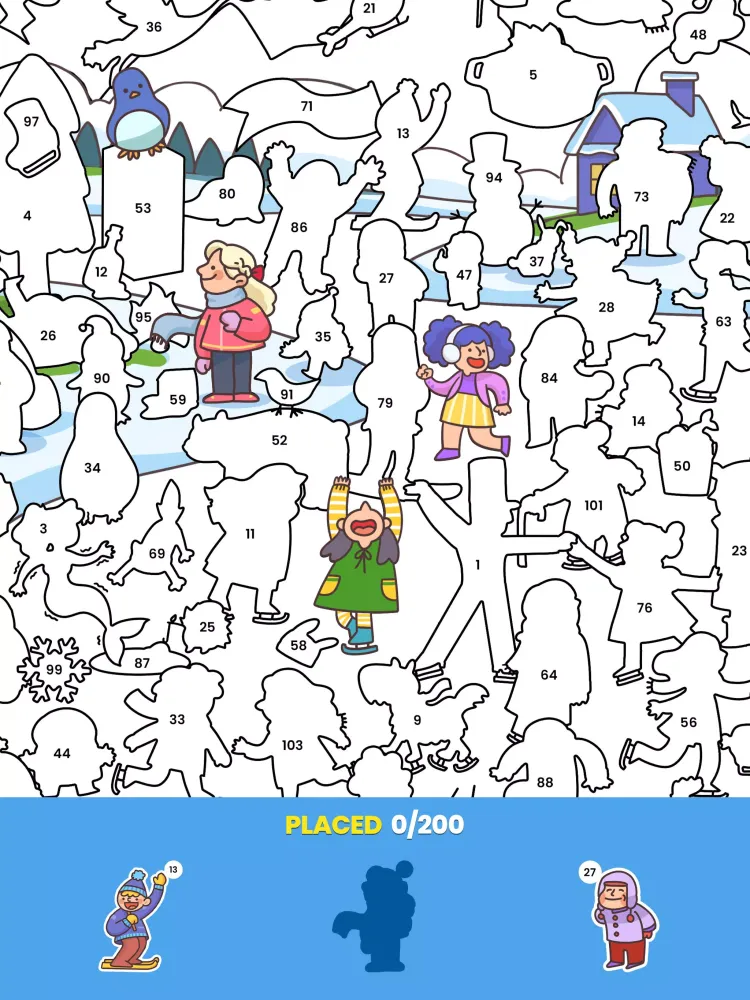 Sticker Book: Color By Number 스크린샷