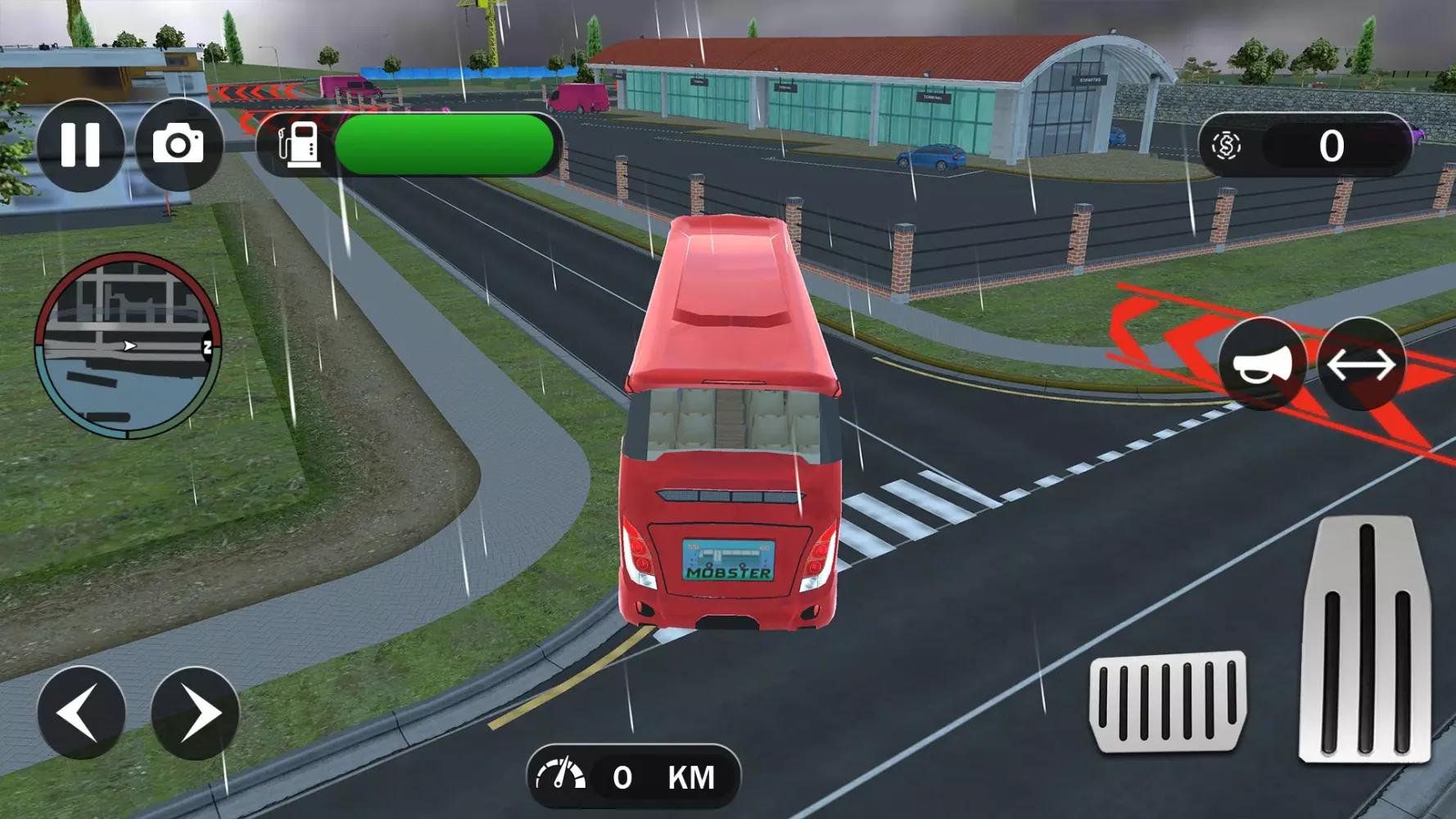 Screenshot di Modern Coach Bus Driving