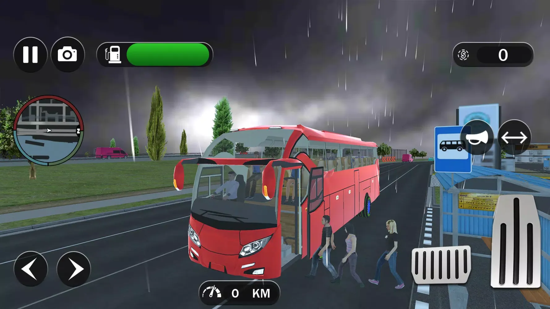 Screenshot di Modern Coach Bus Driving
