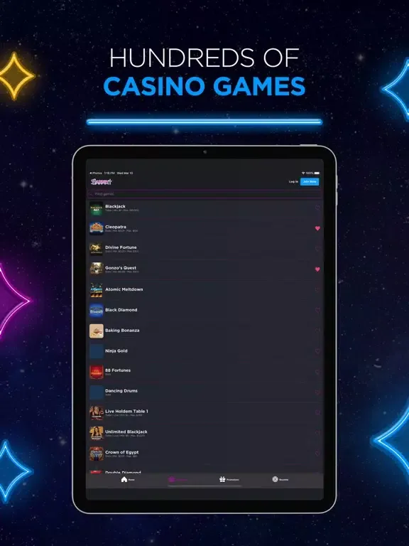 Zrzuty ekranu Stardust Casino - Real Money iPad 