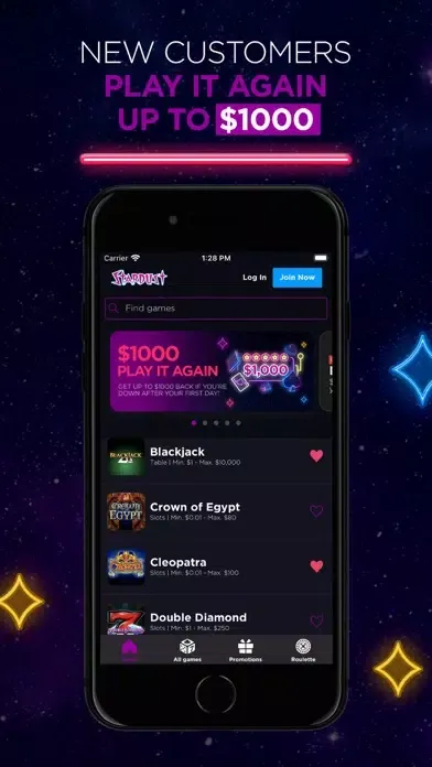 Zrzuty ekranu Stardust Casino - Real Money