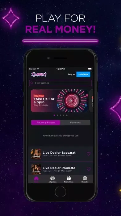Zrzuty ekranu Stardust Casino - Real Money