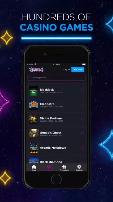Zrzuty ekranu Stardust Casino - Real Money