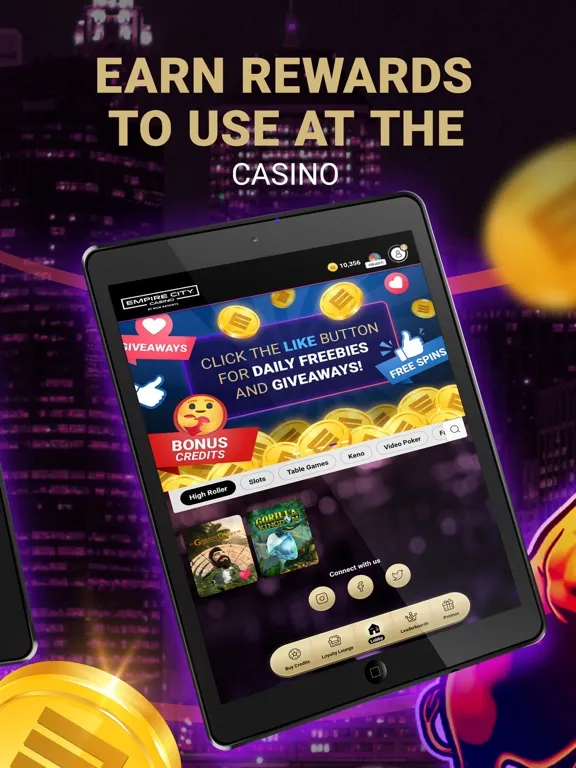 Empire City Casino Slots iPad  Screenshots