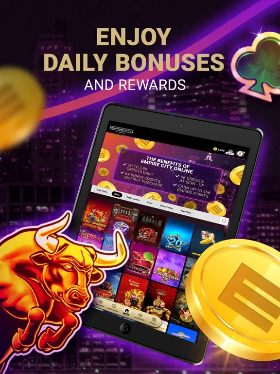 Empire City Casino Slots iPad  Screenshots