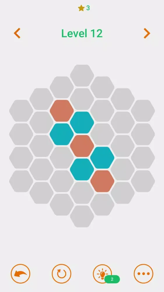 Zrzuty ekranu Hexa Flip Puzzle