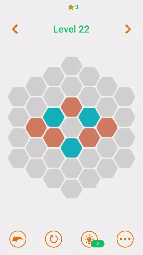 Zrzuty ekranu Hexa Flip Puzzle