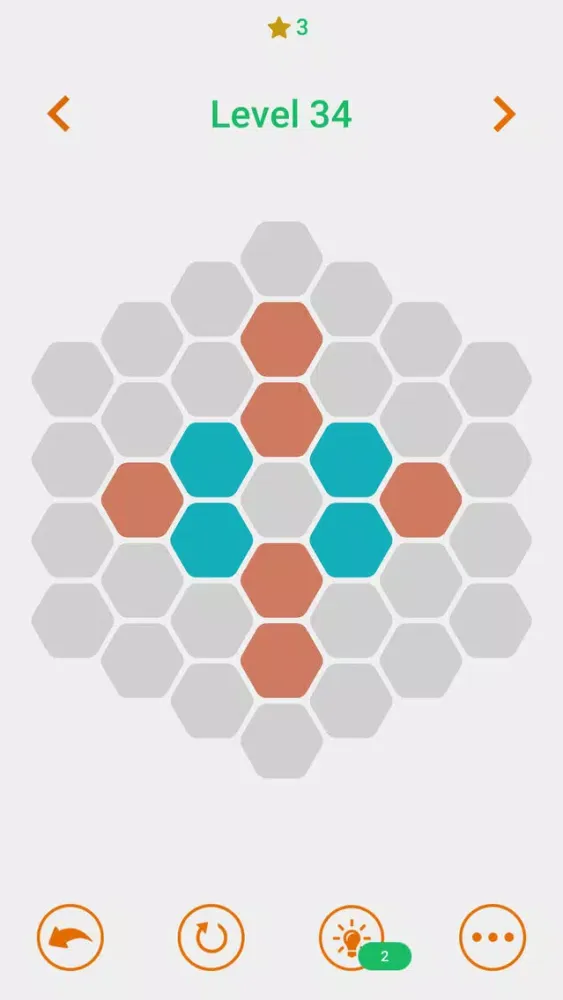 Zrzuty ekranu Hexa Flip Puzzle