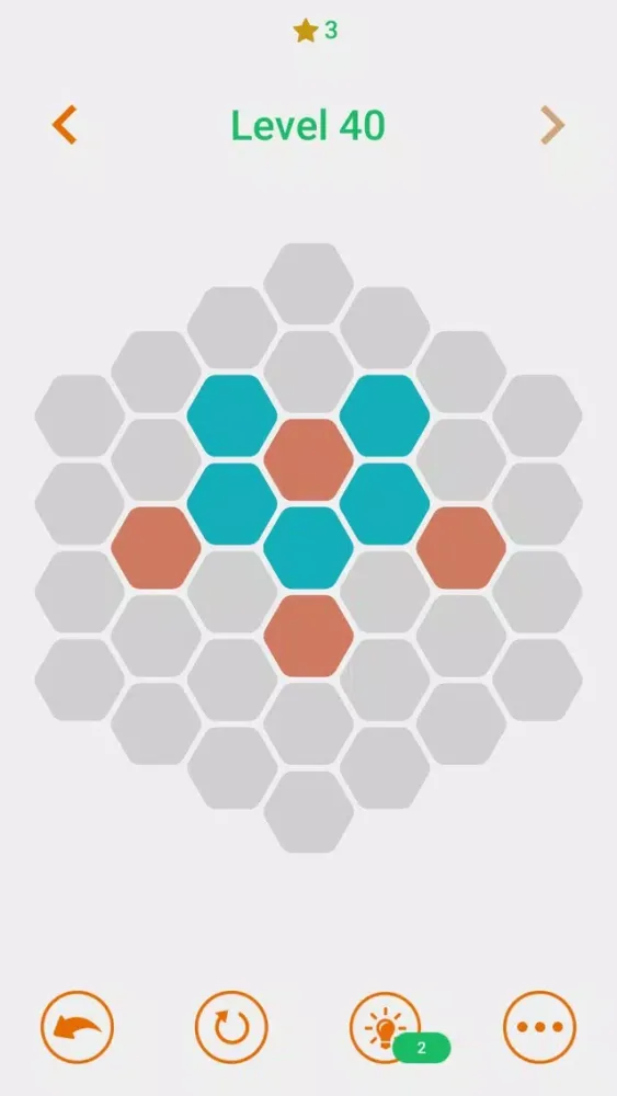Zrzuty ekranu Hexa Flip Puzzle