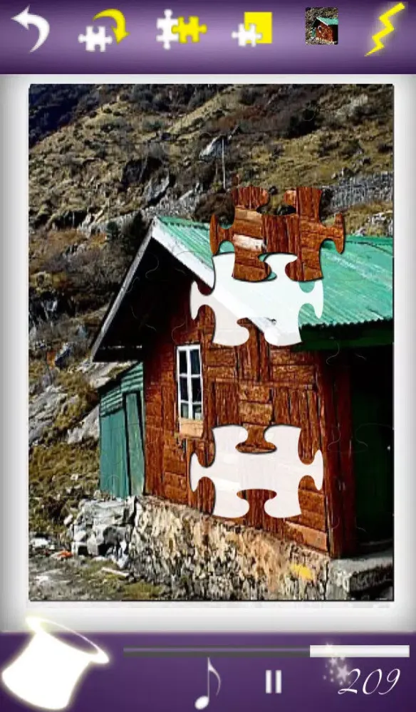 Tangkapan layar Magic Jigsaw