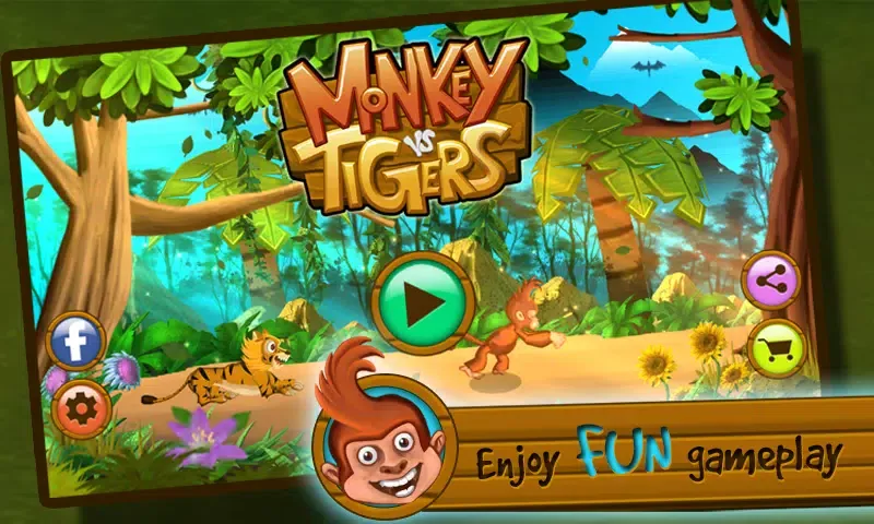 Ảnh chụp màn hình của Monkey Vs Tigers