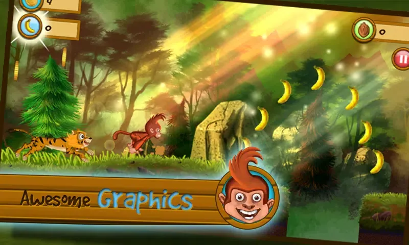 Ảnh chụp màn hình của Monkey Vs Tigers