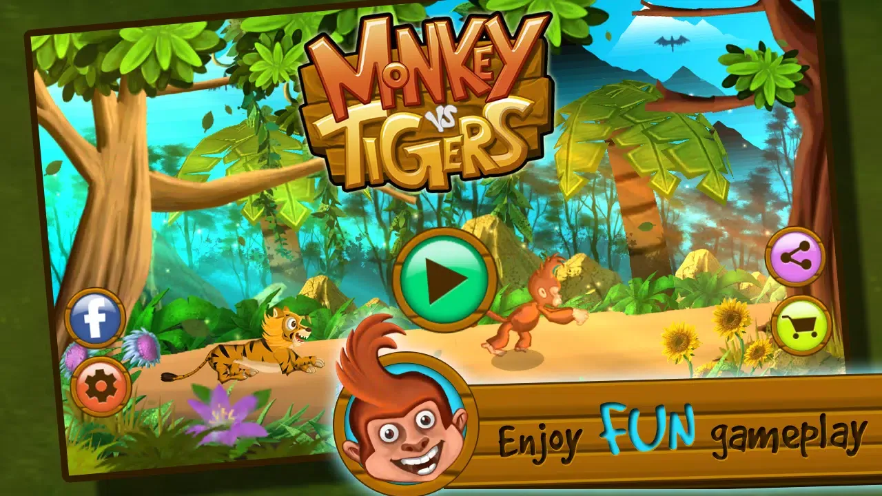 Ảnh chụp màn hình của Monkey Vs Tigers