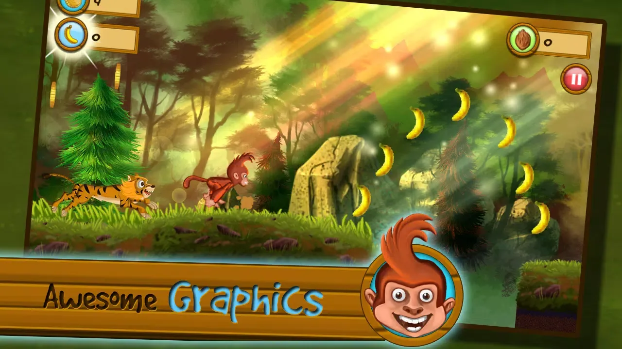 Ảnh chụp màn hình của Monkey Vs Tigers