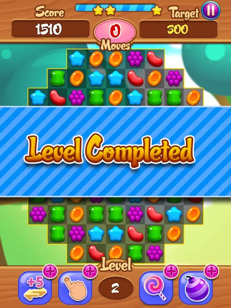 Jelly Pop Crush iPad  Screenshots